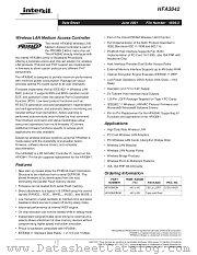 HFA3842IN datasheet pdf Intersil