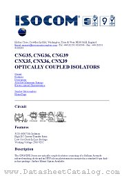 CNG39 datasheet pdf ISOCOM