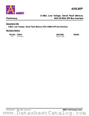 A25L40PMW-50UF datasheet pdf AMIC Technology