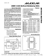 MAX7545ATQ datasheet pdf MAXIM - Dallas Semiconductor
