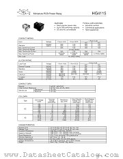 HG4115/012-DCF datasheet pdf etc
