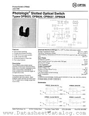 OPB628 datasheet pdf Optek Technology