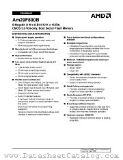 AM29F800BB-90FC datasheet pdf Advanced Micro Devices