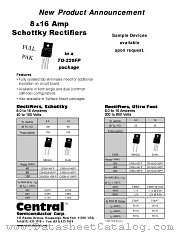 CR8U-02FP datasheet pdf Central Semiconductor
