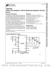 LM27952 datasheet pdf National Semiconductor