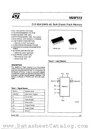 M28F512-12B1 datasheet pdf ST Microelectronics