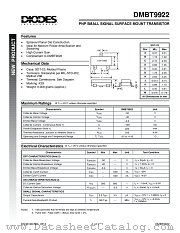 DMBT9922 datasheet pdf Diodes