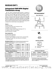 NUS2401SNT1G datasheet pdf ON Semiconductor