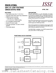 IS62LV256L-15J datasheet pdf Integrated Silicon Solution Inc