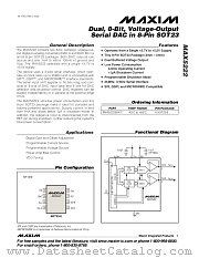 MAX5222EKA-T datasheet pdf MAXIM - Dallas Semiconductor