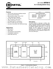 MT8812AE datasheet pdf Mitel Semiconductor