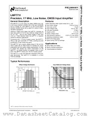 LMP7711 datasheet pdf National Semiconductor