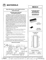 MC34114 datasheet pdf Motorola
