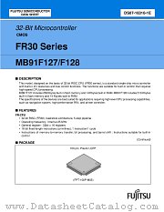 MB91F128PFV datasheet pdf Fujitsu Microelectronics