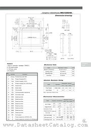 WG12864D datasheet pdf WINSTAR