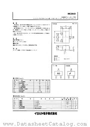 MC2843 datasheet pdf Isahaya Electronics Corporation