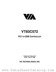 VT83C572 datasheet pdf VIA Technologies