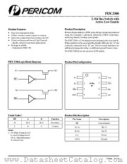 PI5C3308 datasheet pdf Pericom Technology