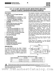 ADS7866I datasheet pdf Texas Instruments