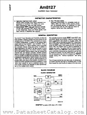 AM8127DM datasheet pdf etc