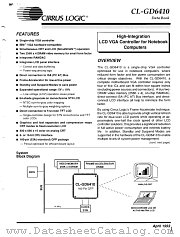 CL-GD6410 datasheet pdf Cirrus Logic