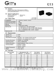 G53CS-DC24K datasheet pdf Global Components & Controls