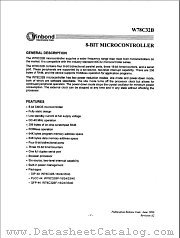 W78C32B datasheet pdf Winbond Electronics