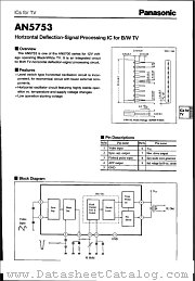 AN5753 datasheet pdf Panasonic