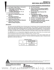 MSP430C13X1 datasheet pdf Texas Instruments
