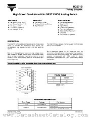 DG271BDY-E3 datasheet pdf Vishay