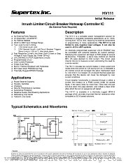 HV111 datasheet pdf Supertex Inc