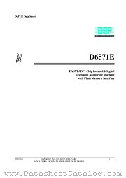 D6571E datasheet pdf etc