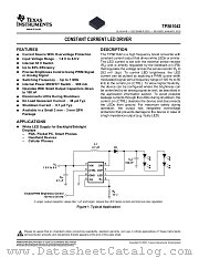 TPS61042DRB datasheet pdf Texas Instruments