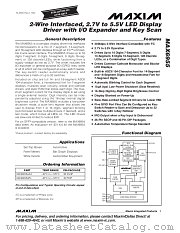 MAX6955AAX datasheet pdf MAXIM - Dallas Semiconductor