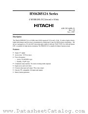 HM628512ALP-5SL datasheet pdf Hitachi Semiconductor