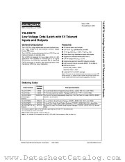 74LCX573MTCX_NL datasheet pdf Fairchild Semiconductor