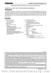 TC58FVT321 datasheet pdf TOSHIBA