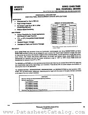 75460 datasheet pdf Texas Instruments