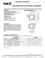 UPG183GR-E1 datasheet pdf NEC
