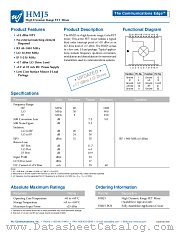 HMJ5-PCB datasheet pdf WJ Communications