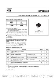 STPS3L25 datasheet pdf ST Microelectronics