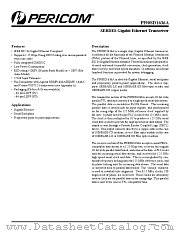 PI90SD1636AFD datasheet pdf Pericom Technology