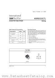 MBRB3030CTLTRR datasheet pdf International Rectifier