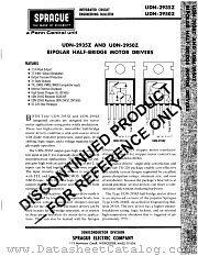 UDN-2935 datasheet pdf Allegro MicroSystems
