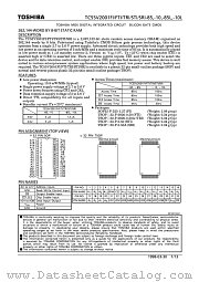TC55V2001SRI-10L datasheet pdf TOSHIBA
