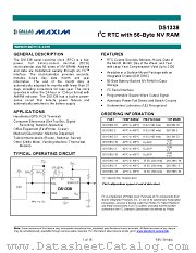 DS1338U-33 datasheet pdf MAXIM - Dallas Semiconductor