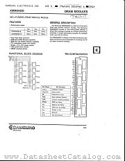 KMM594000-10 datasheet pdf Samsung Electronic