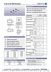 GXO-U113 datasheet pdf etc