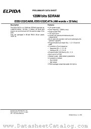 EDS1232CATA-75 datasheet pdf Elpida Memory