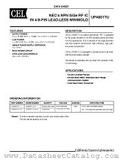 UPA901TU-A datasheet pdf NEC